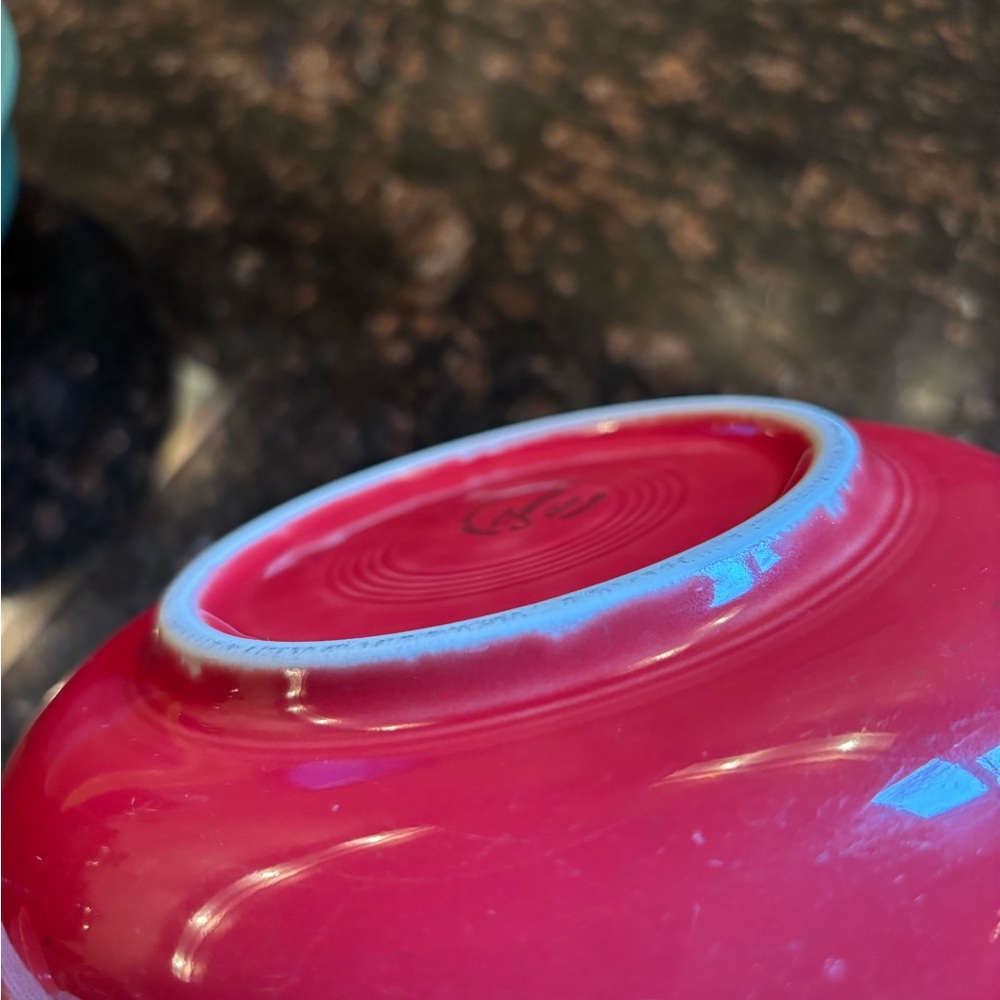 Fiesta Red Large Bowl - Picture 3 of 4